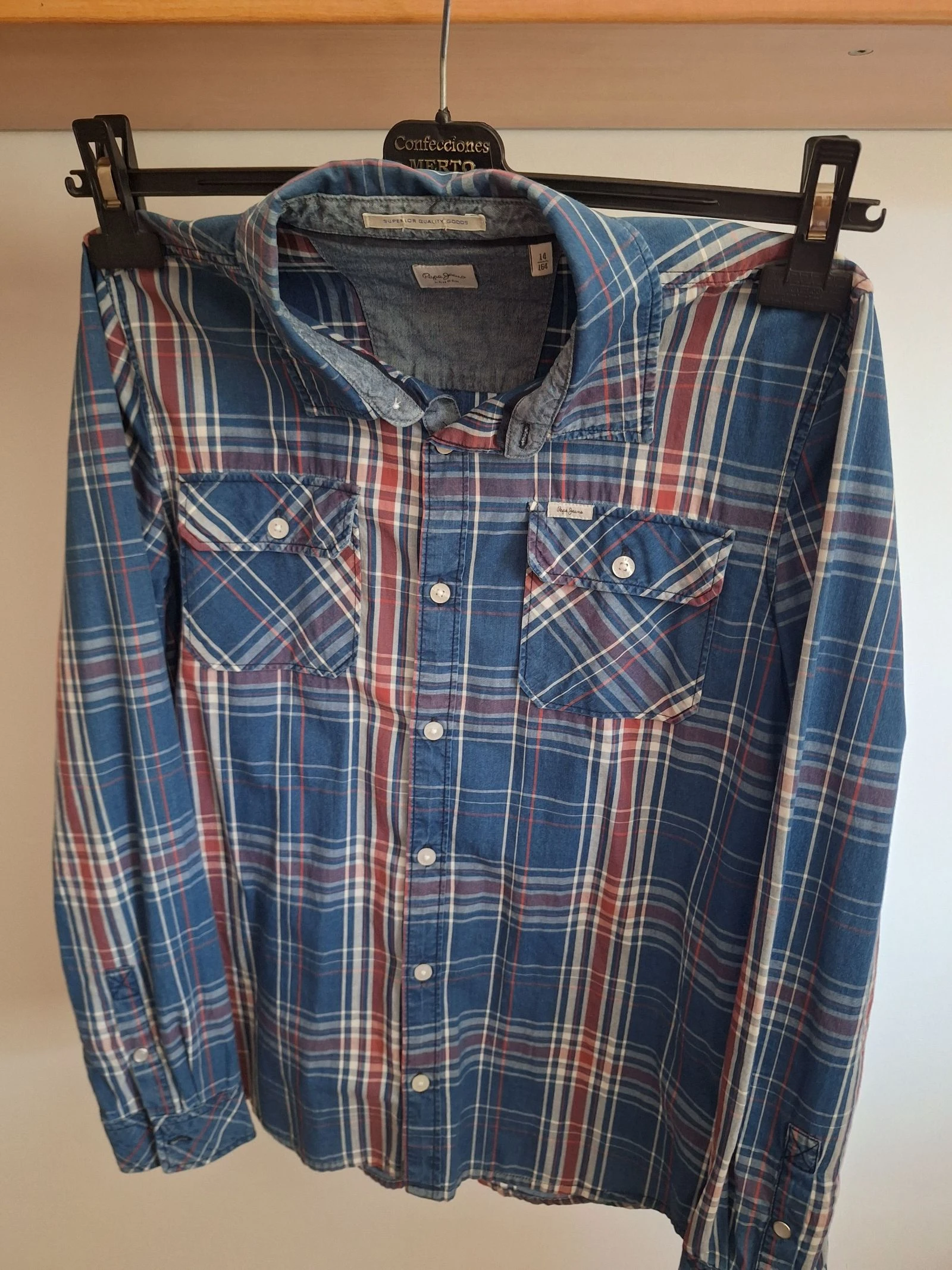 Camisa cuadros Pepe Jeans